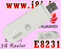 ارزانترين مودم دانگل همراه واي فاي Huawei E8231 سازگار با شبكه هاي همراه نسل سوم ايرانسل و رايتل و همراه اول
