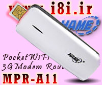 Hame MPR-A11-روتر واي فاي 3Gبا باطري پاوربانك اصل و1800 ميلي آمپر 20 كاربره واي فاي كننده مودم سيمكارتي و ADSL