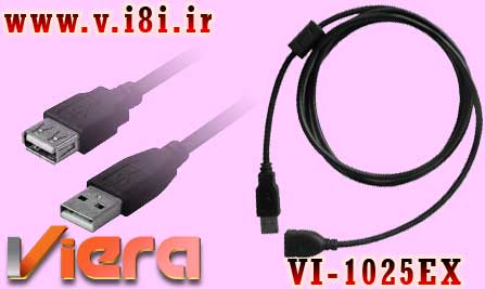 كابل بلند جهت تبلت و كامپيوتر از مس خالص با روكش طلا-Viera-USB-OTG-HDMI-Micro USB Cable-مدل: VI-1025EX