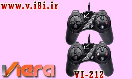 فروشگاه اينترنتي كبوتر-شركت ويرا-Game Pad گيم پد كامپيوتر-مدل: VI-212