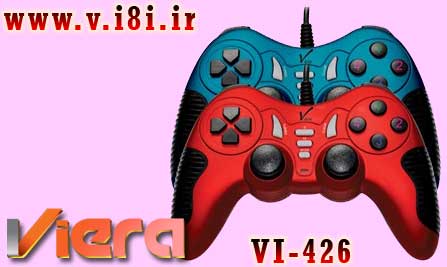 فروشگاه اينترنتي كبوتر-شركت ويرا-Game Pad گيم پد دوبل شوك داركامپيوتر-مدل: VI-426