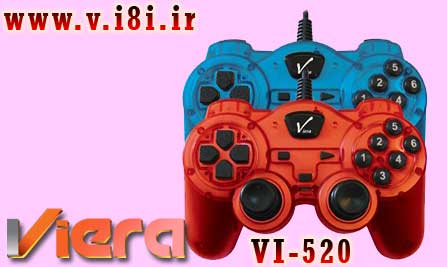 فروشگاه اينترنتي كبوتر-شركت ويرا-Game Pad گيم پد دوبل شوك داركامپيوتر-مدل: VI-520