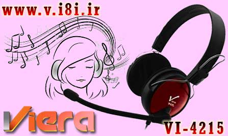 فروشگاه اينترنتي كبوتر-شركت ويرا-headset هدست-هدفون كامپيوتر-مدل: VI-4215