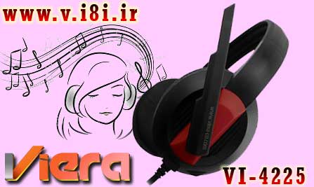 فروشگاه اينترنتي كبوتر-شركت ويرا-headset هدست-هدفون كامپيوتر-مدل: VI-4225