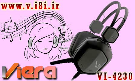فروشگاه اينترنتي كبوتر-شركت ويرا-headset هدست-هدفون كامپيوتر-مدل: VI-4230