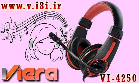 فروشگاه اينترنتي كبوتر-شركت ويرا-headset هدست-هدفون كامپيوتر-مدل: VI-4250