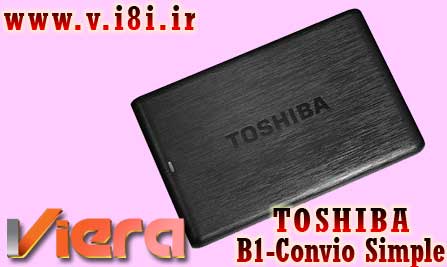 تصوير هارد اكسترنال توشيبا USB 3.0 Externally Hard ، گارانتي شركت ويرا- مدل: TOSHIBA B1-Convio_Simple 