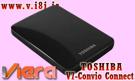 فروشگاه اينترنتي كبوتر-شركت توشيبا-TOSHIBA Externally Hard هارد اكسترنال توشيبا كامپيوتر-مدل: V7-Convio_Connect