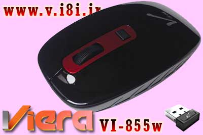 موس بي سيم بلوتوث دار اپتيكال نوري با باطري داخلي توليد شده توسط شركت ويرا،مدل: مدل VI-855W