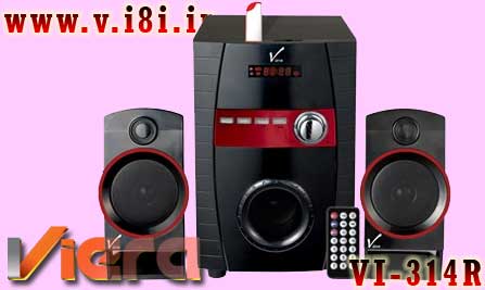 Viera-Audio Amplifier 3D Speaker -Remote Control-model: VI-314R
