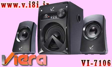 Viera-Audio Amplifier 3D Speaker with Remote Control-model: VI-7106