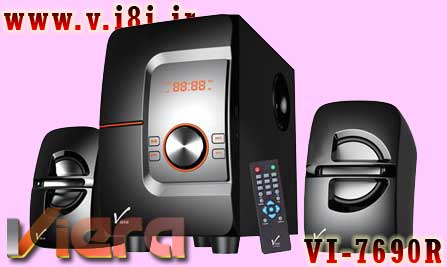 Viera-Audio Amplifier 3D Speaker with Remote Control-model: VI-7690R