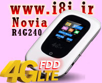 مودم جيبي همراه واي فاي دار Novia مدل R4G240 سازگار با شبكه هاي همراه نسل سوم و چهارم 3G-4G LTE FDD/TDD