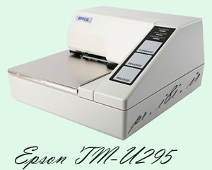 EPSON TM-U295-چاپگرداروخانه-چك-باركد-ارزانترين چاپگر سوزني ساخت ژاپن بهترين چاپگر جهت كاميون داران حمل بار و توزيع كالا